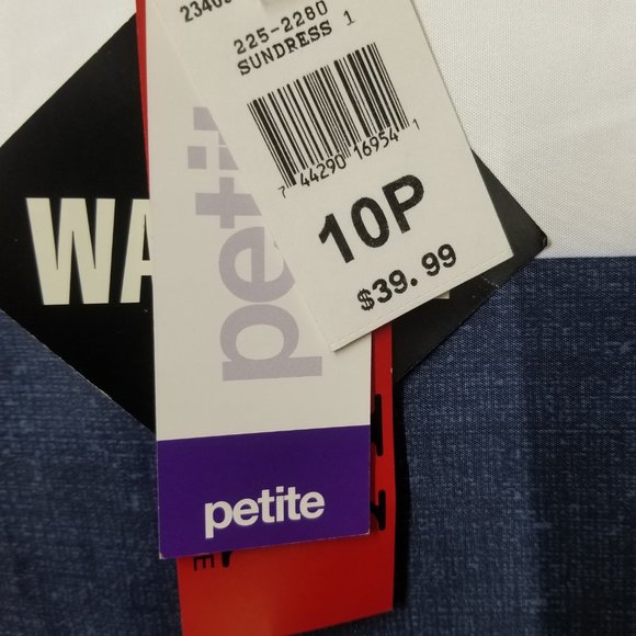 R&K ORIGINALS PETITE ORANGE BRICK MAXI SLEEVELESS SUNDRESS - Picture 4 of 11